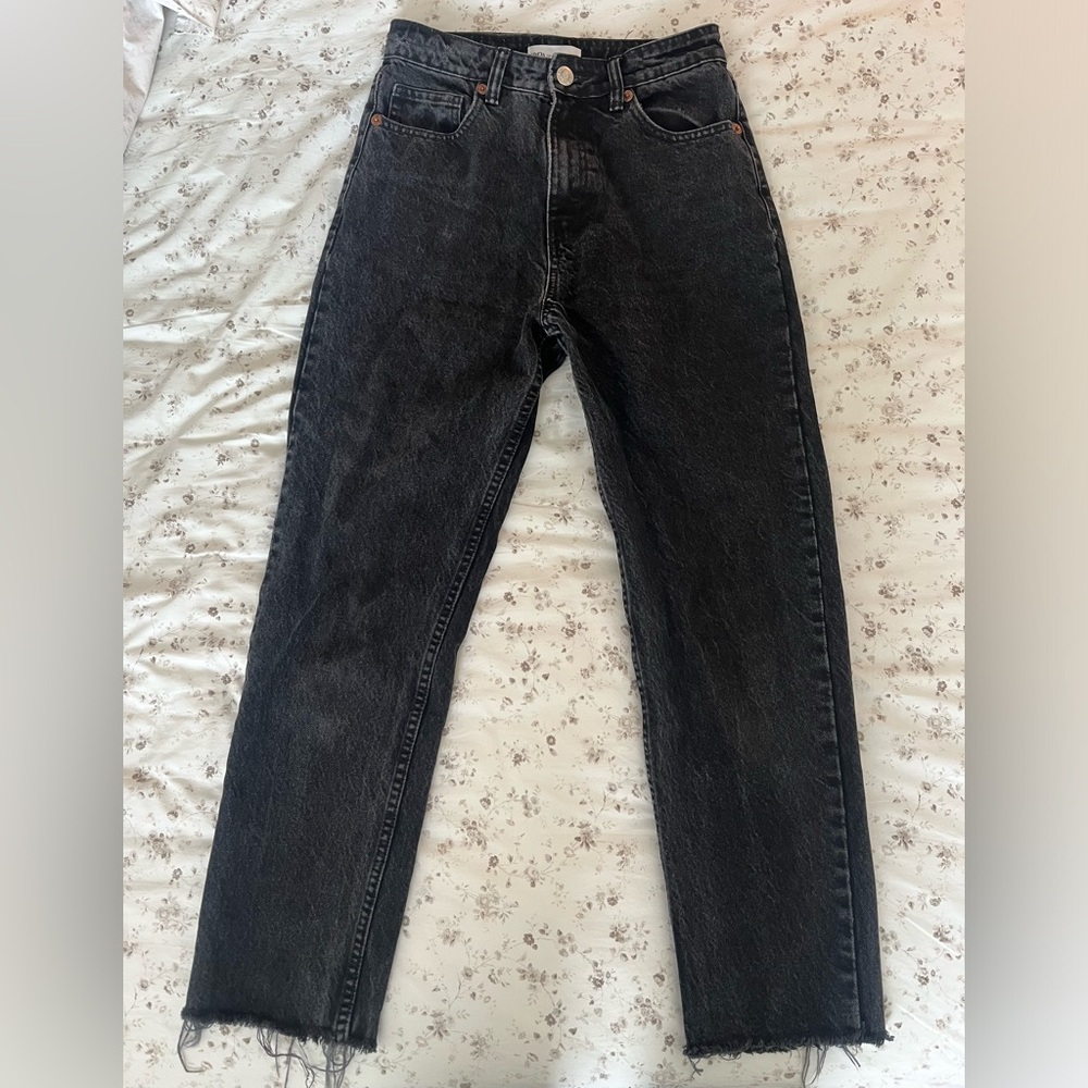 Zara Black Denim Jeans Size US 4
